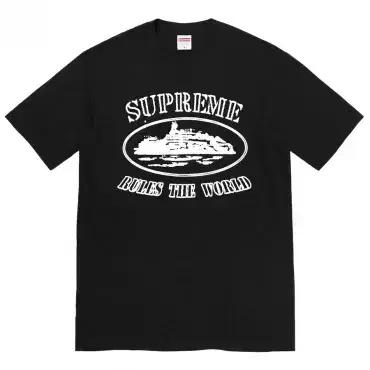 Genuine S,M,L,XL,2XL Supreme Corte Rule the World T-ShirtFW23