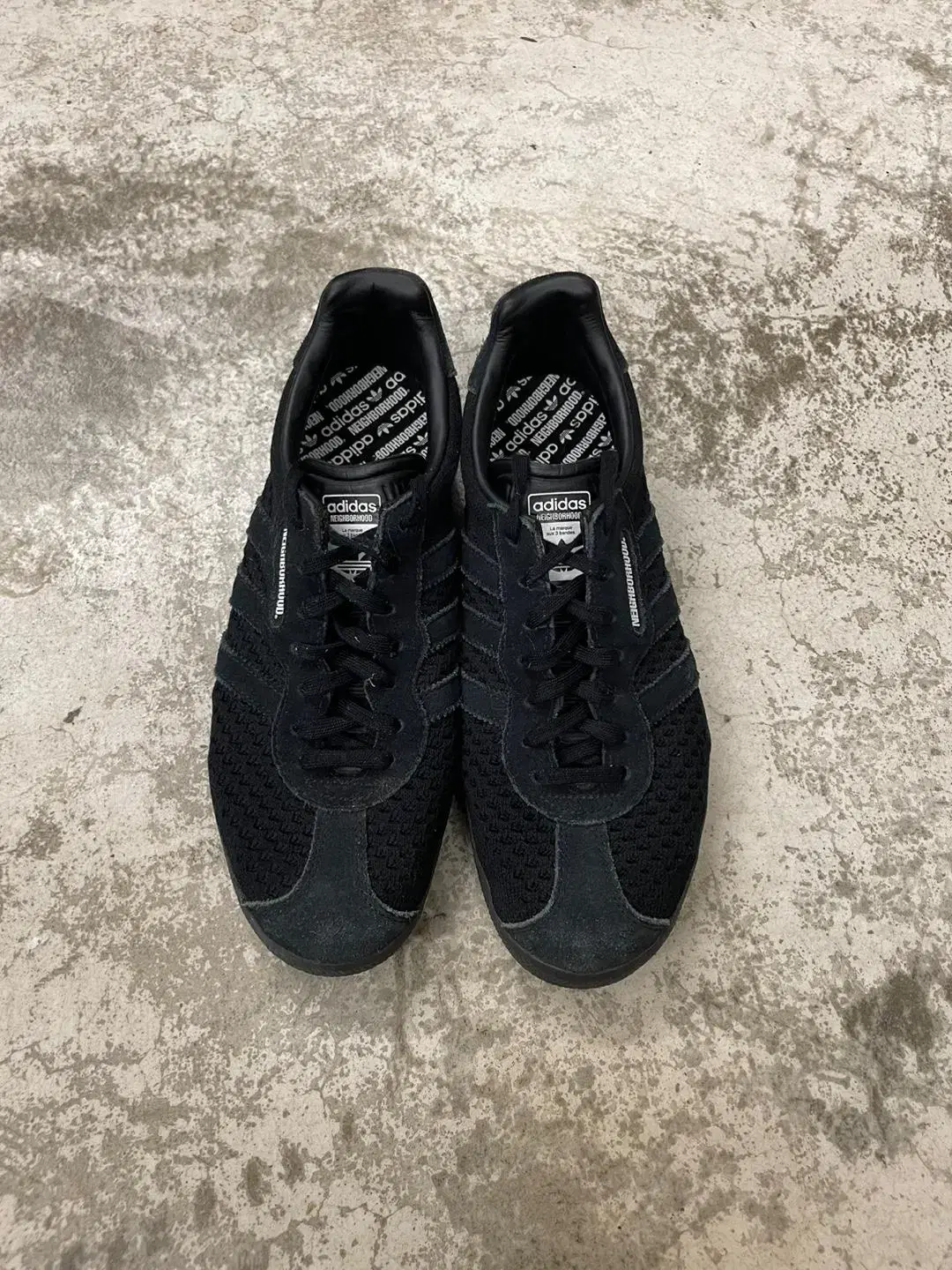 Adidas NAVYHOOD Gazelle Super Triple Black 275