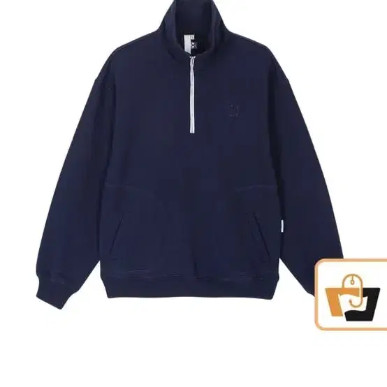 무료배송) Kijun 기준 LOGO HALF ZIP PULLOVER