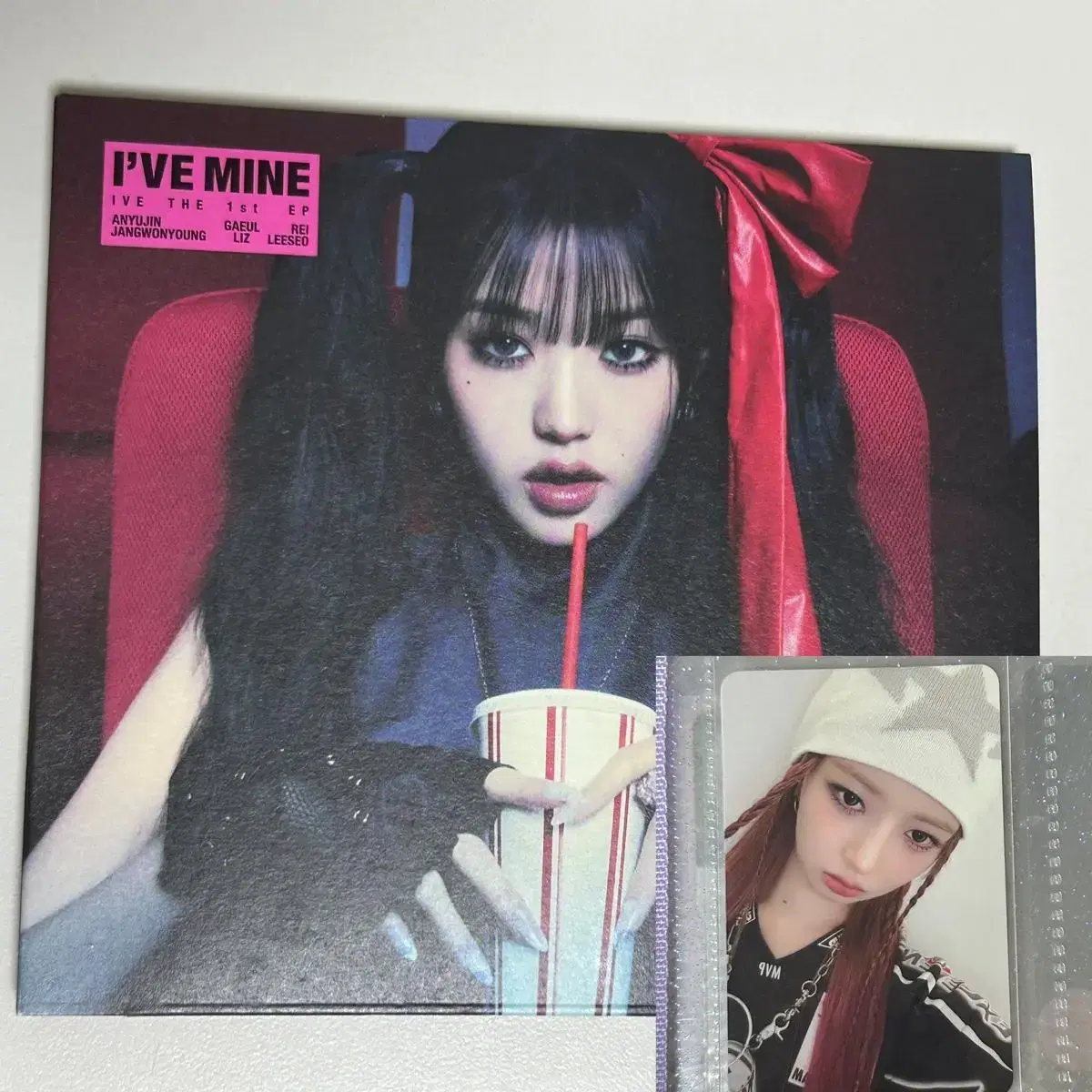 ive digipack album photocard jang wonyoung lay