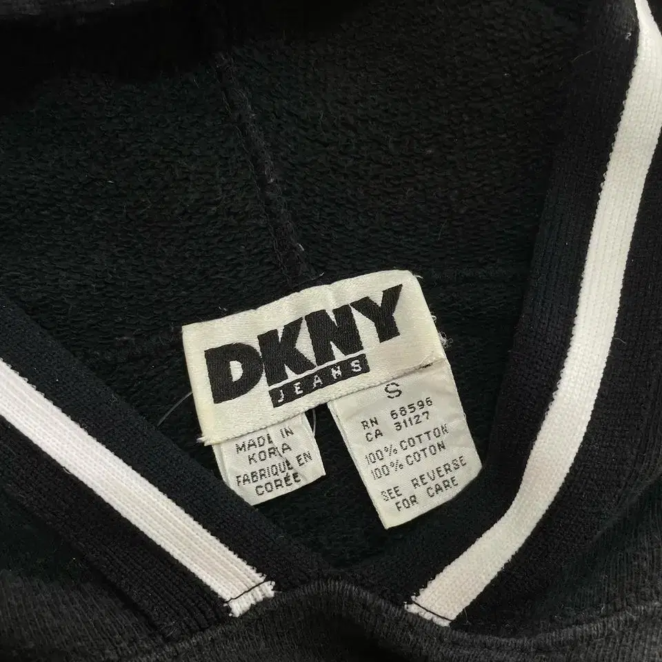 90s DKNY 도나카란 후디 스웻셔츠 (95-100)