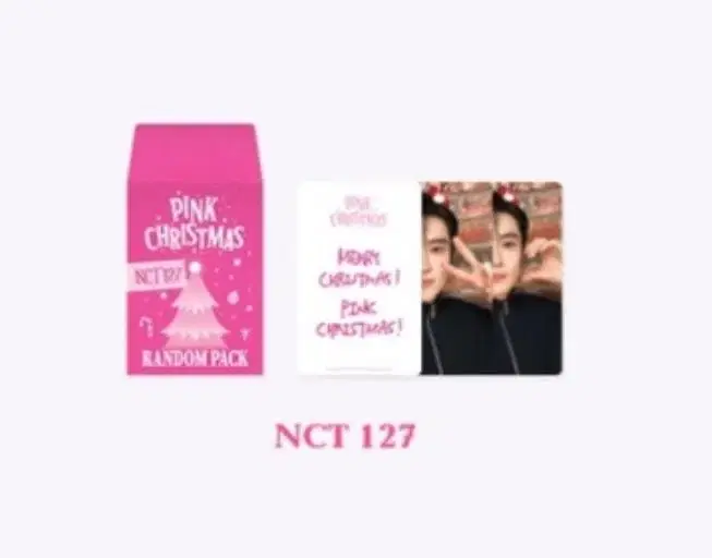 NCT 127 Pink Christmas Random Pack buncheol Cellpo NCT