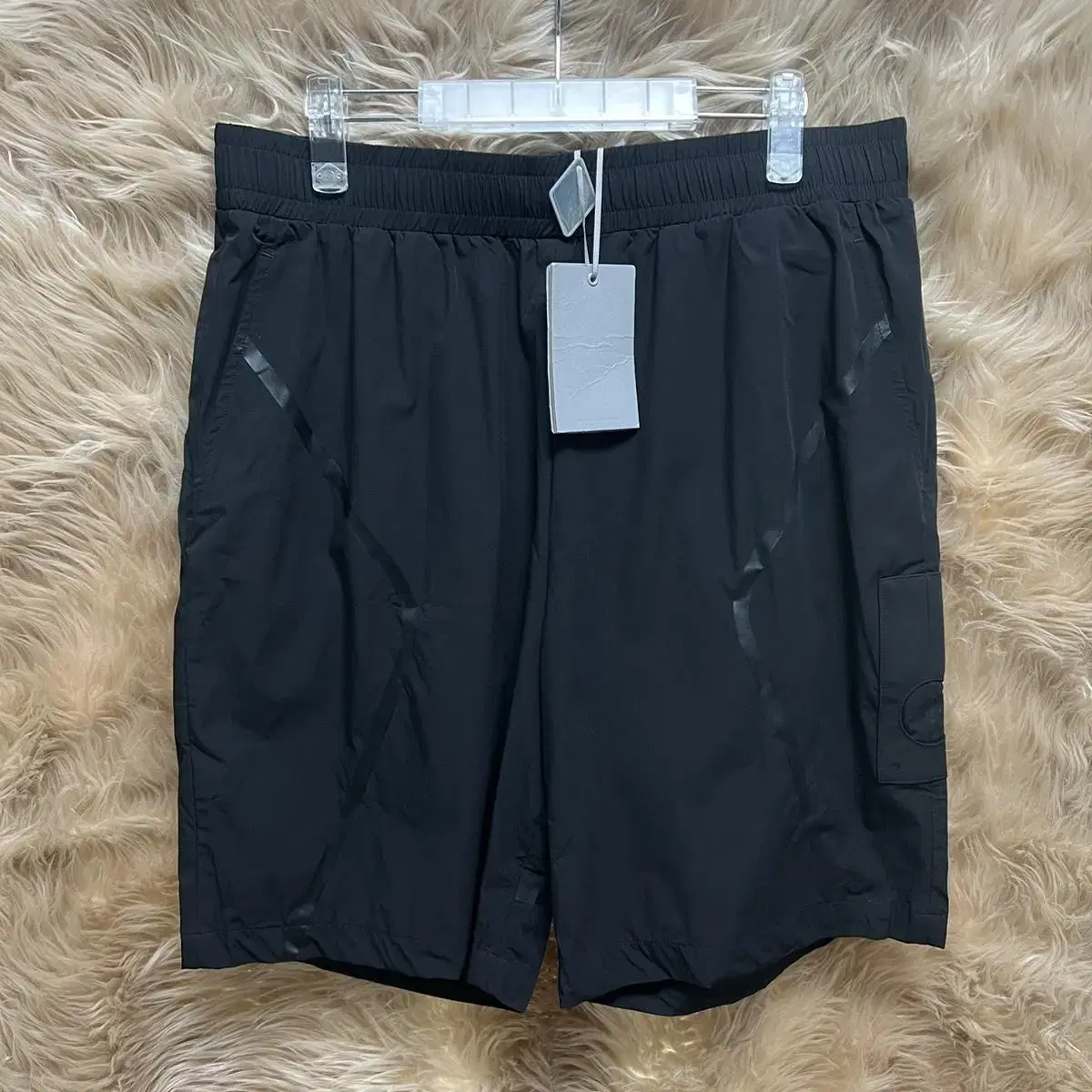 Cold-Wall Welted Stretch Nylon Shorts