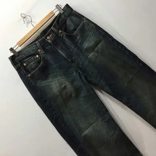 Z3366 리바이스520 데님진 워싱 청바지 (32인치 ) LEVIS