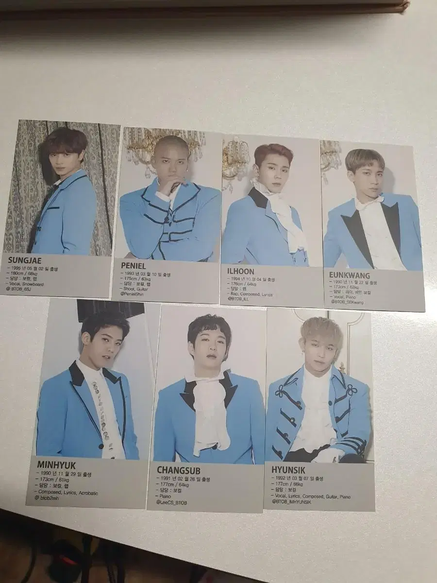 BTOB profile photocard