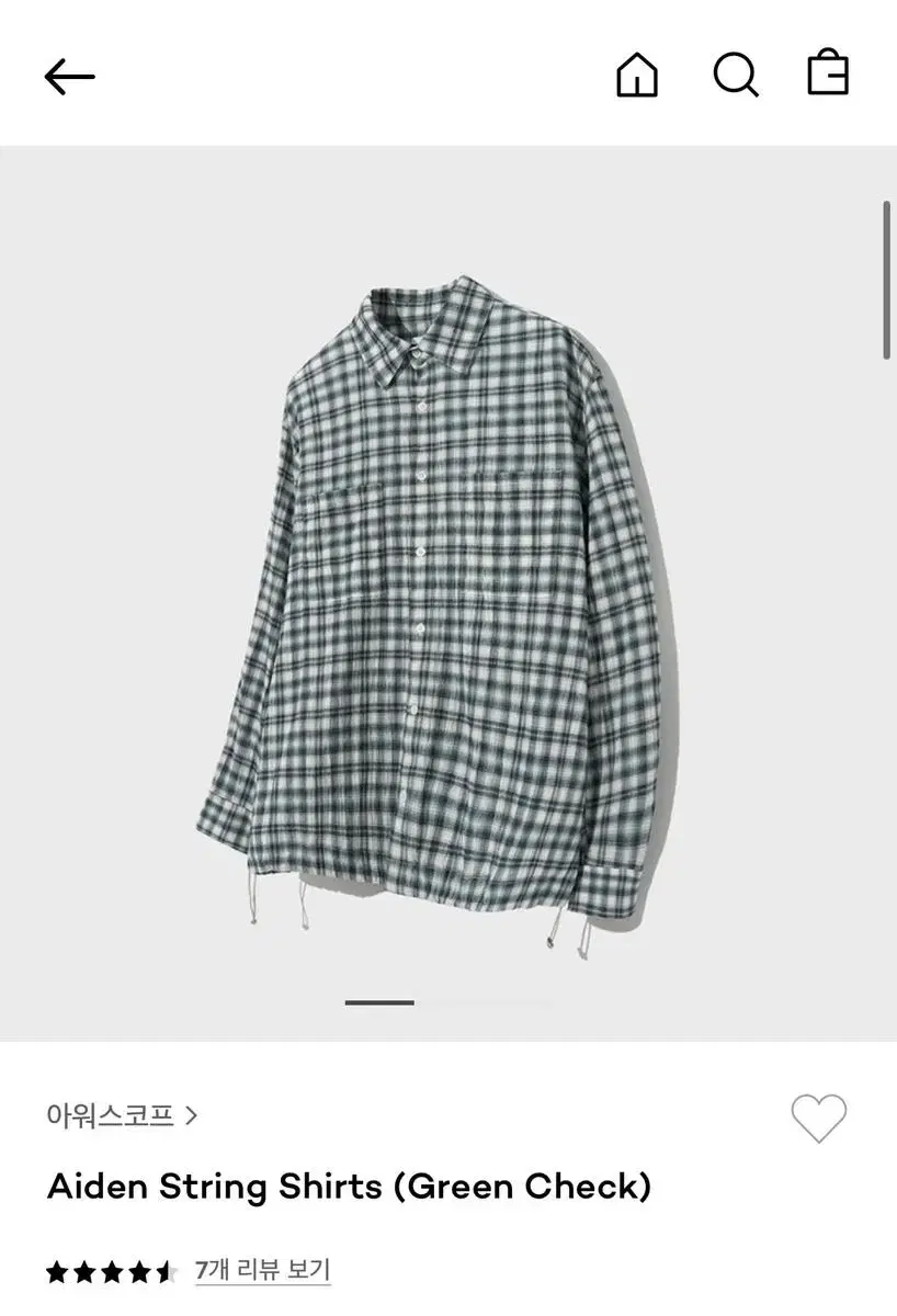 Hourglass Shirt (Green Check)