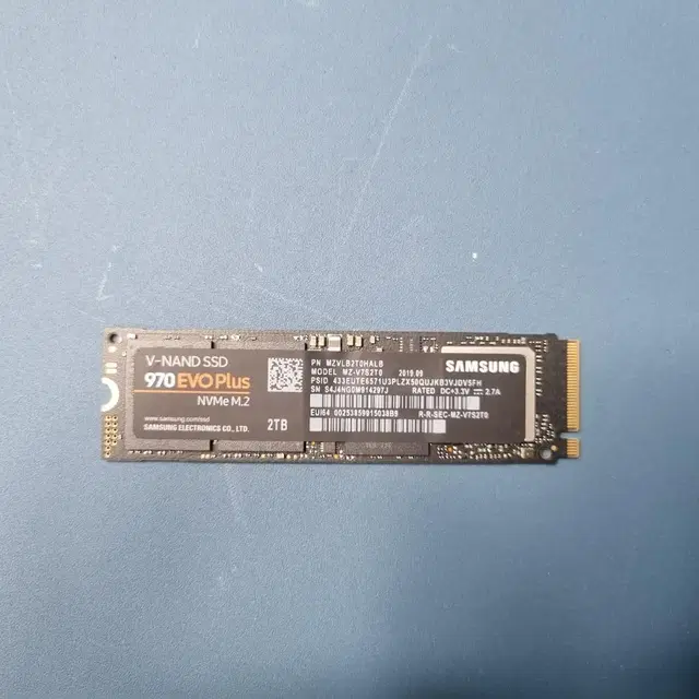 삼성 970 EVO plus 2TB 2테라 판매합니다