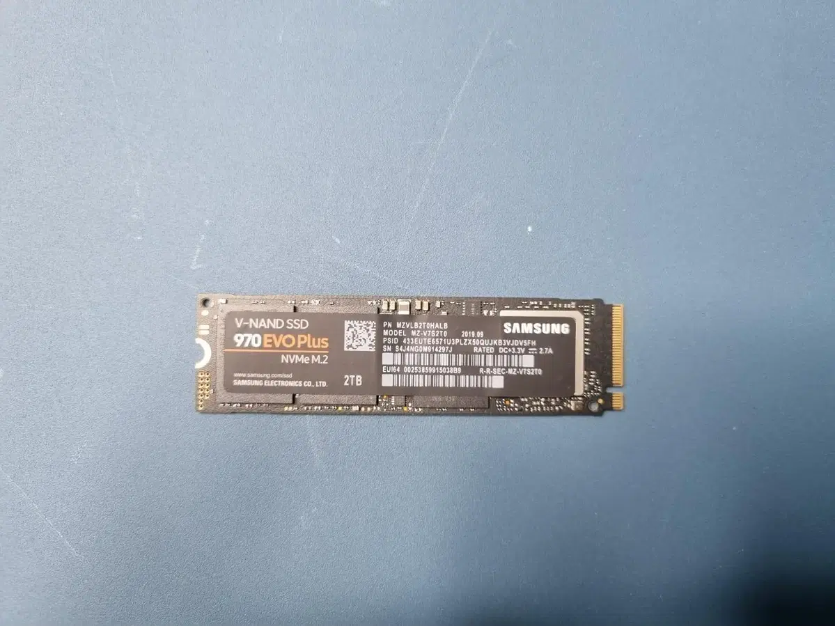 삼성 970 EVO plus 2TB 2테라 판매합니다