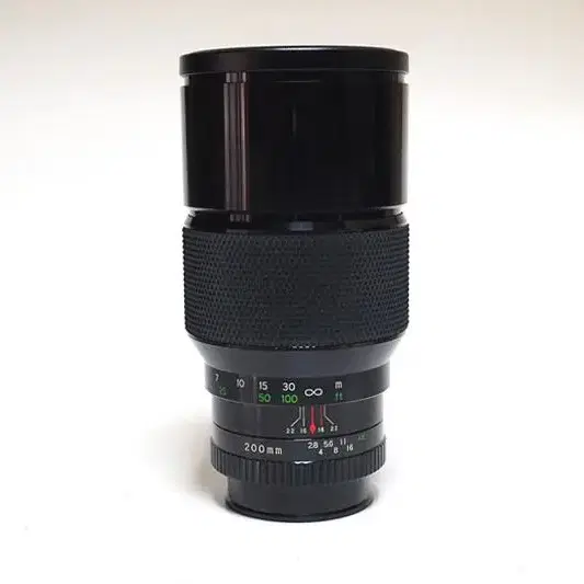 AR마운트 MC SOLIGOR 200mm f2.8 망원 단렌즈. 수동렌즈