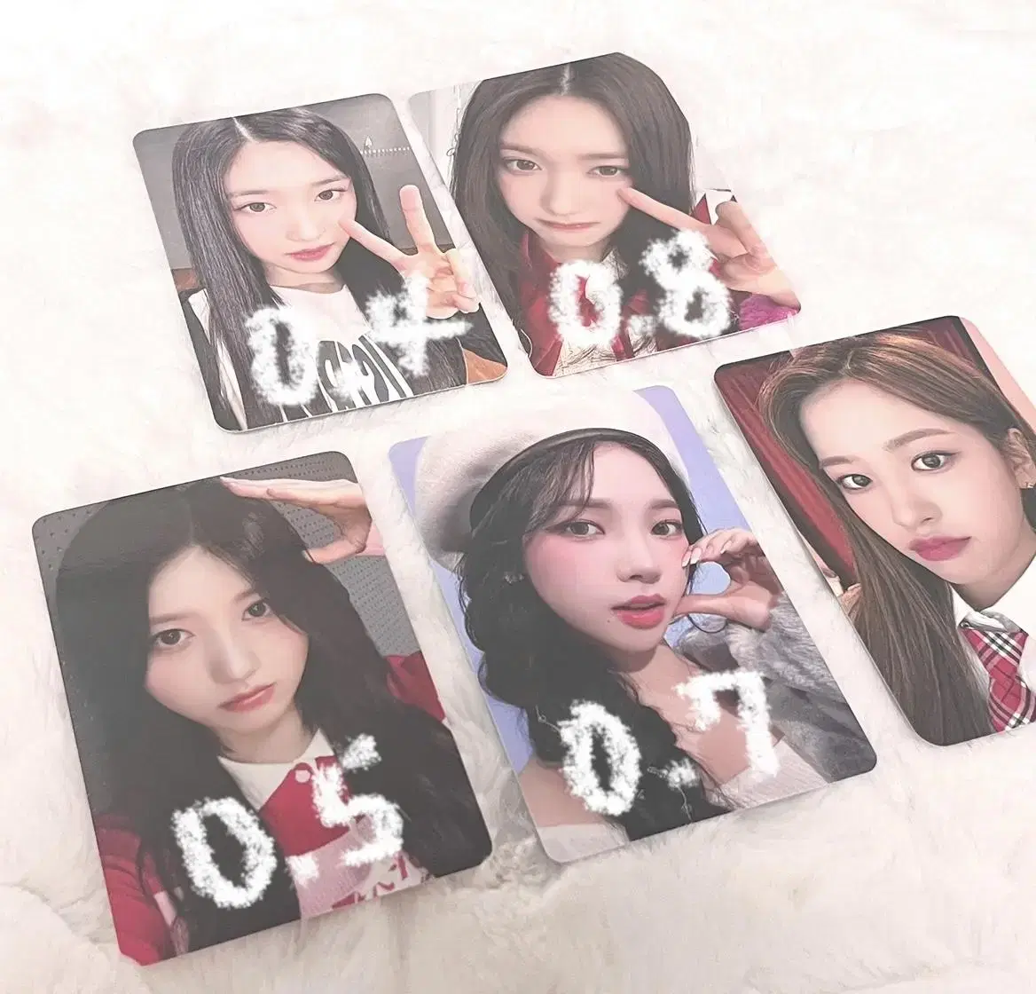 ive karina photocard photocard jang wonyoung lay yujin leeseo gaeul liz aespa