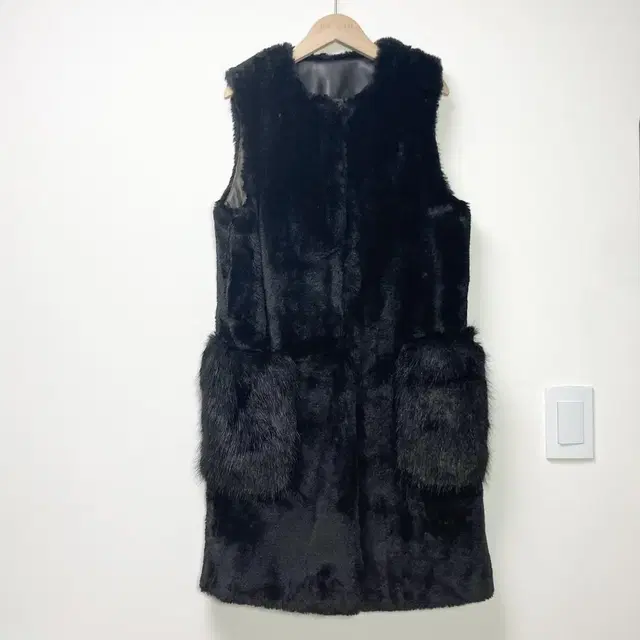 인조퍼 조끼 Size XS(85) Faux Fur Vest