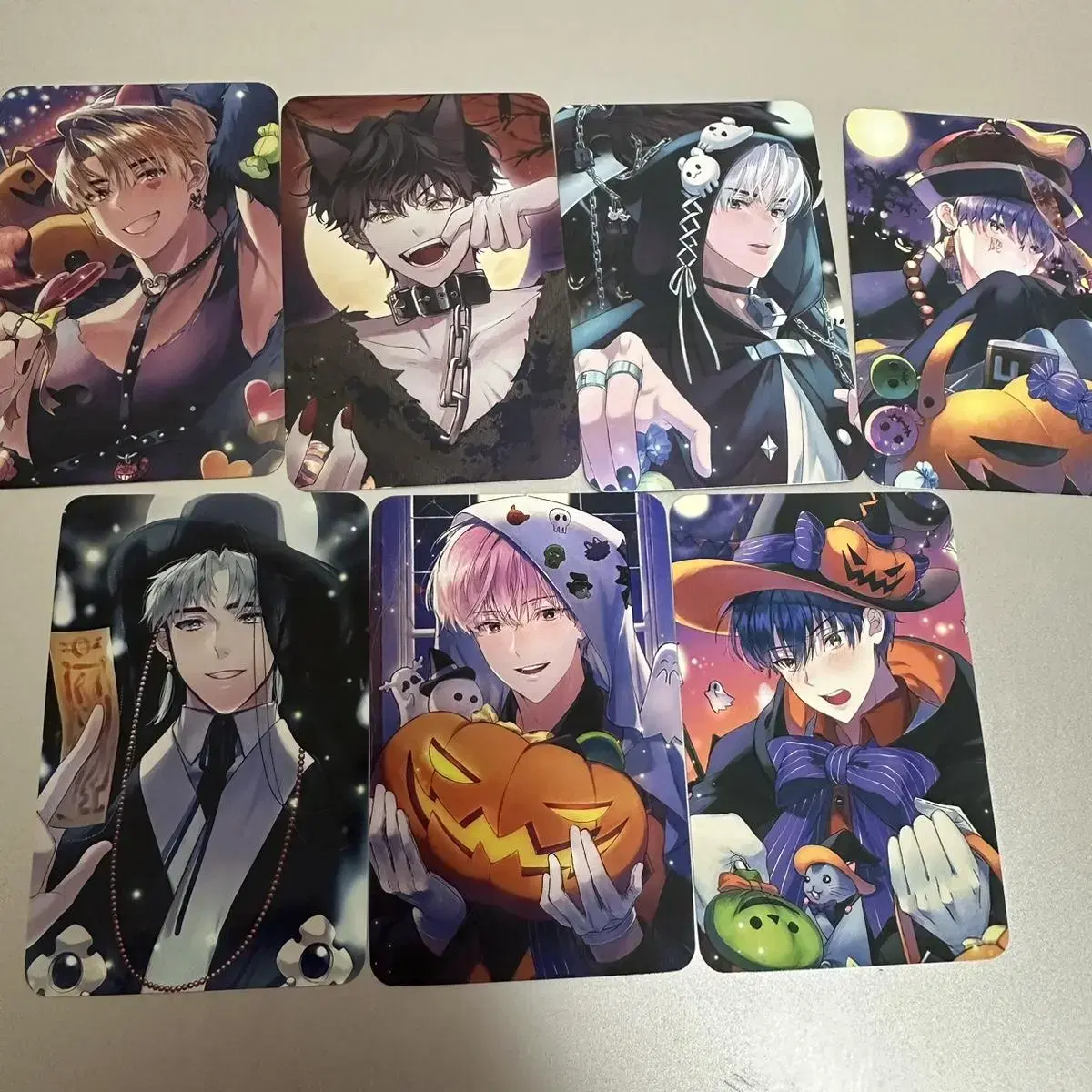 Wts a test Halloween photo card.