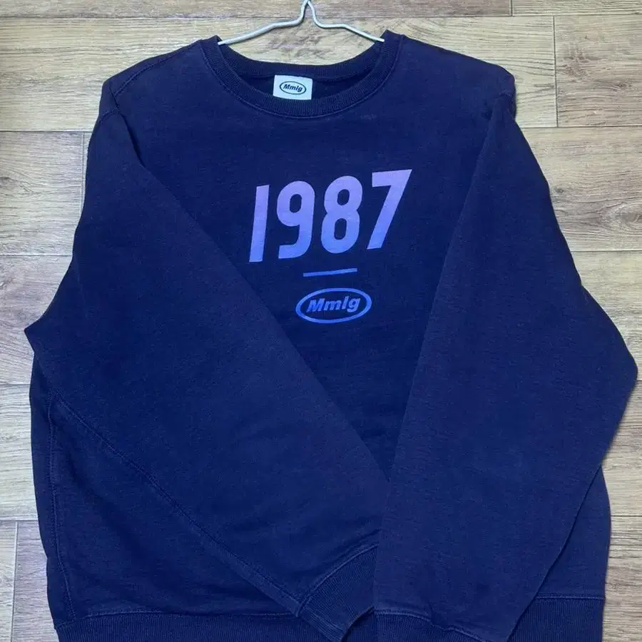 1987mmlg 19f/w 맨투맨 S 퍼플네이비