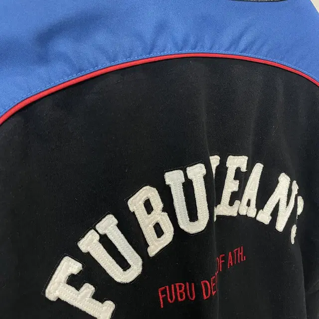 (m) Fubu 후부 데님 빈티지 레이싱자켓