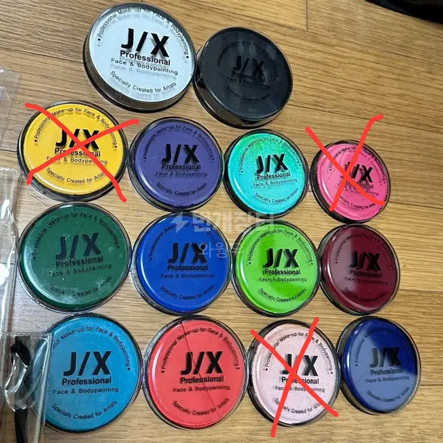 J/X 프로페셔널 페이스&바디페인팅 물감 30g