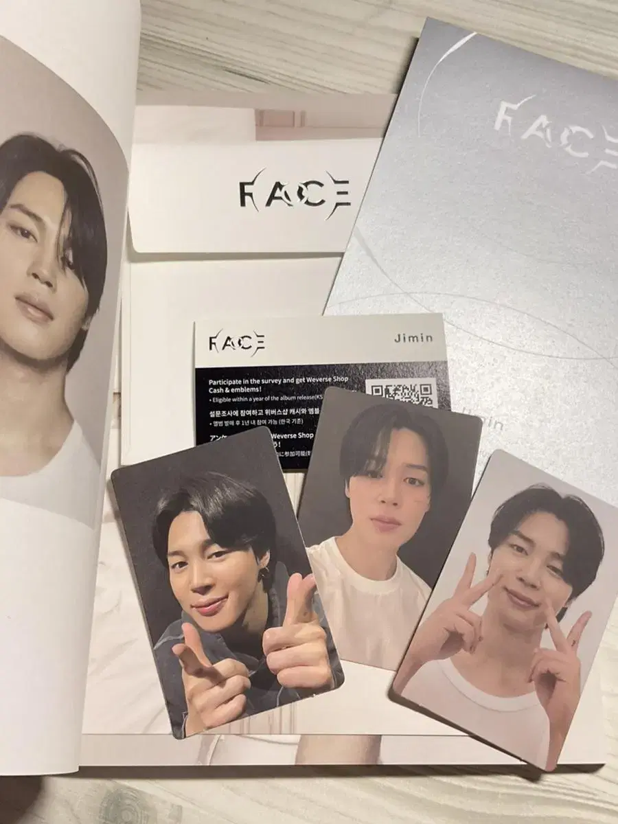 방탄 지민 face 앨범 (포카o)