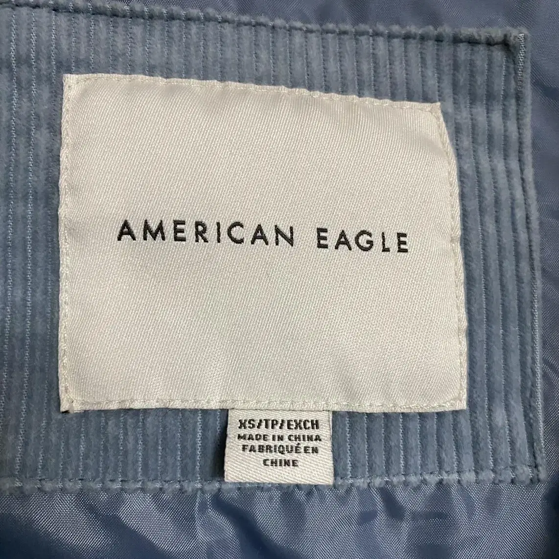 American Eagle 아메리칸 이글 코듀로이 숏패딩