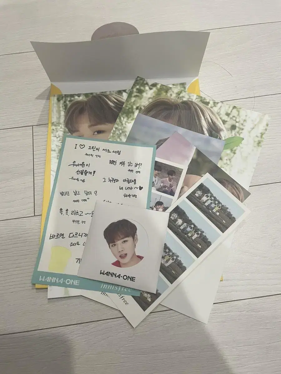 Wanna One park jihoon Innisfree WTS