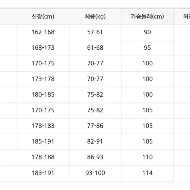 비슬라 롱존(롱제인) 서핑수트 XL