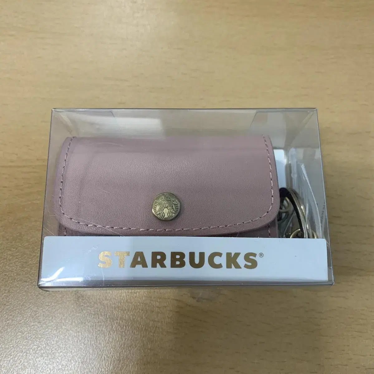 [Starbucks] SweetPink Leather Pow key Chain