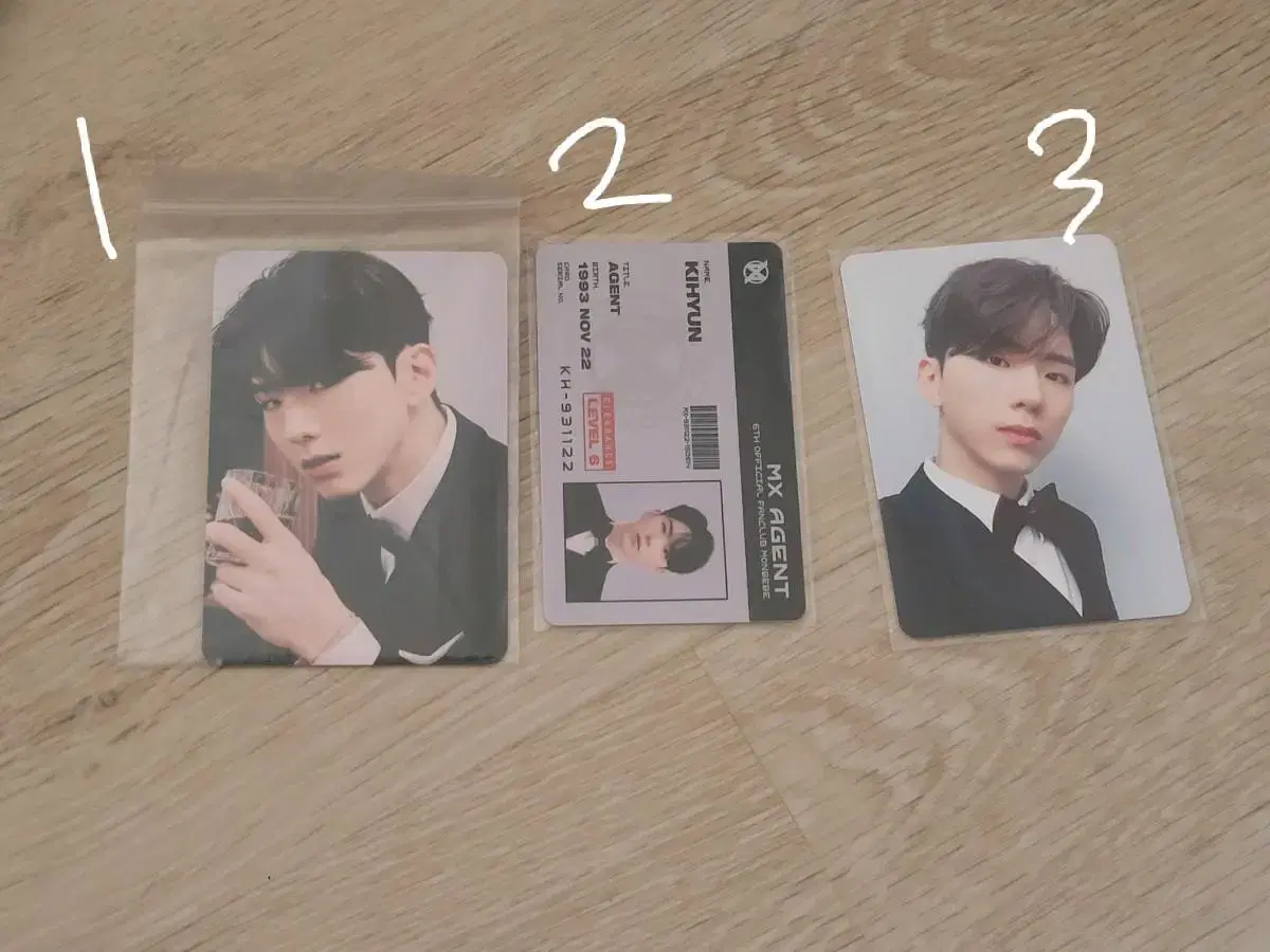 Monsta X Monbebe 6th kit kihyun Photocard wts sells