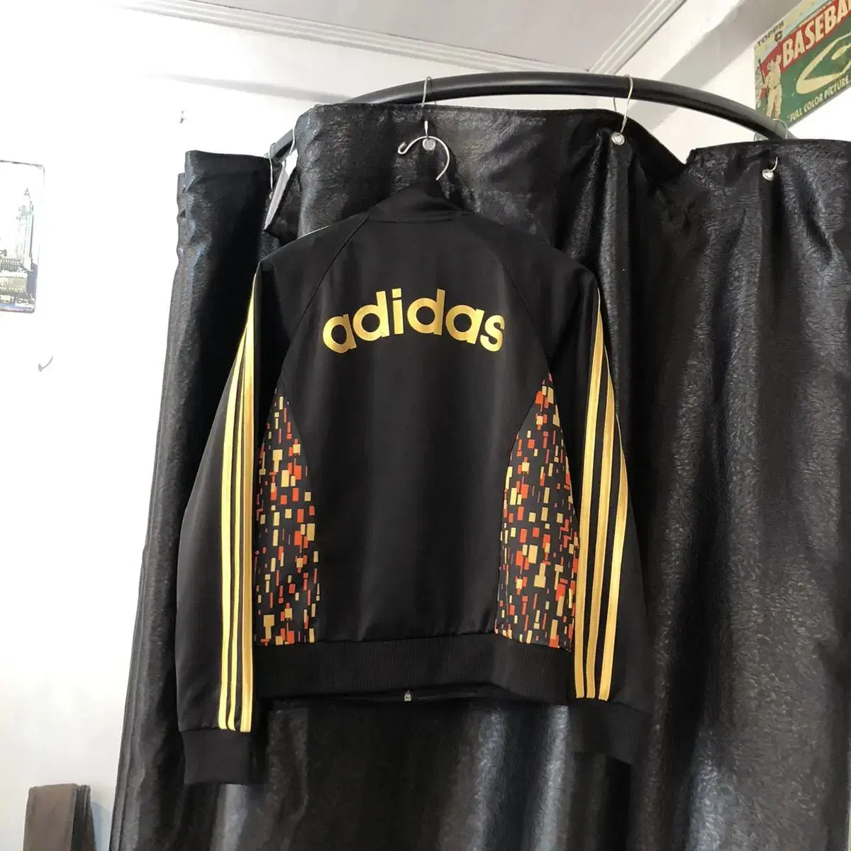 Vintage Adidas 3 gold track top zip up