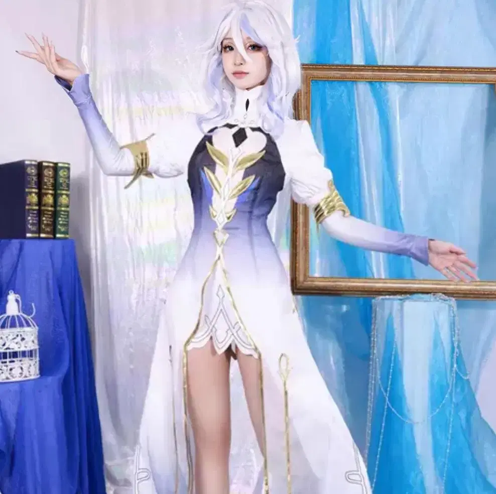 Genshin Impact Water Goddess Purina New Suit Cosplay for Sale