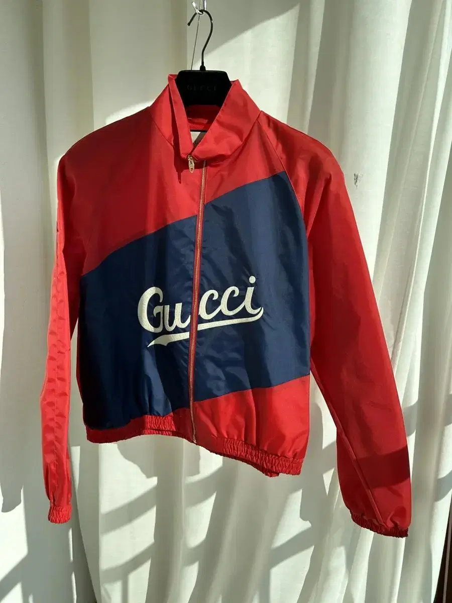 GUCCI Script Nylon Jacket 46