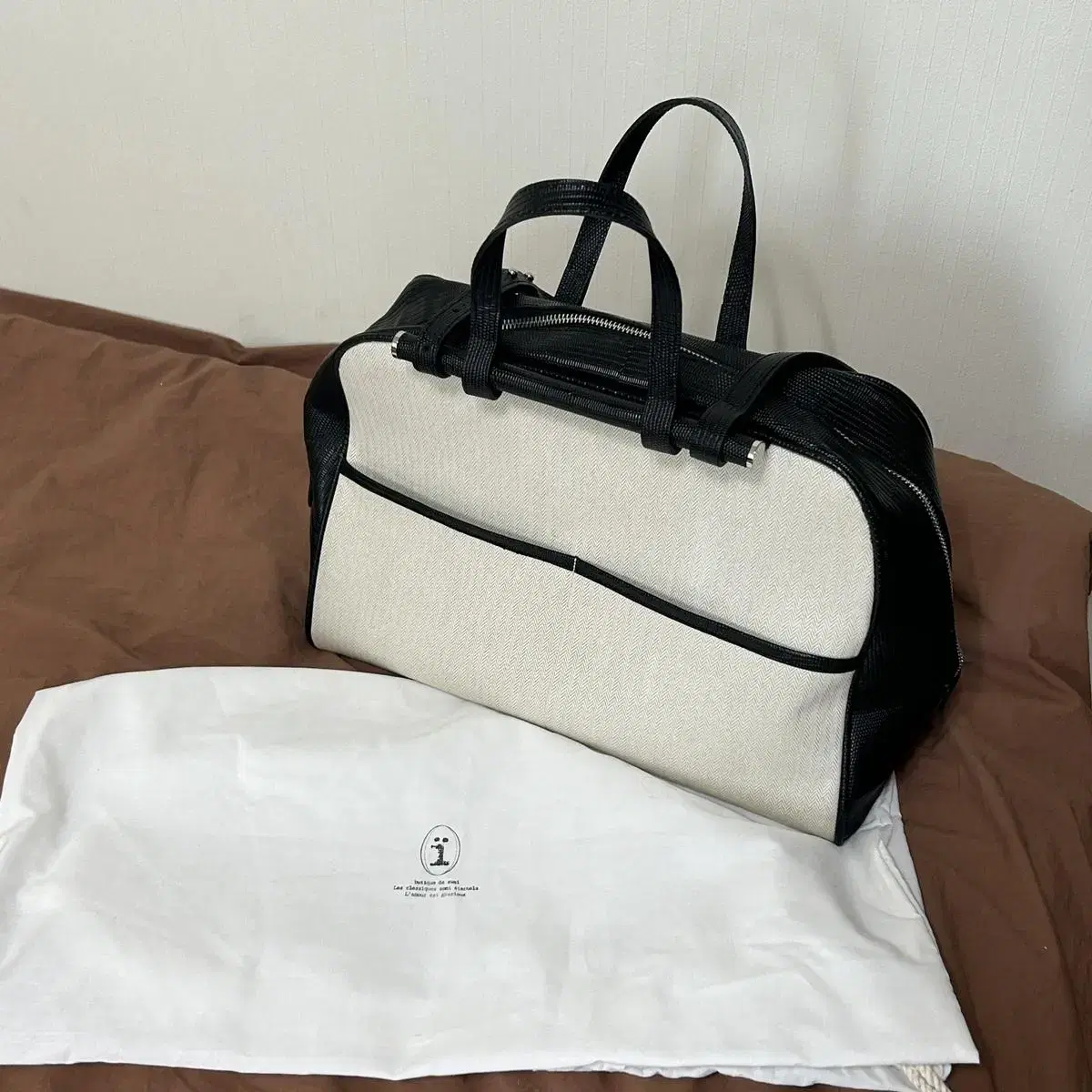 스와이 RENATE BAG Large / BLACK IVORY