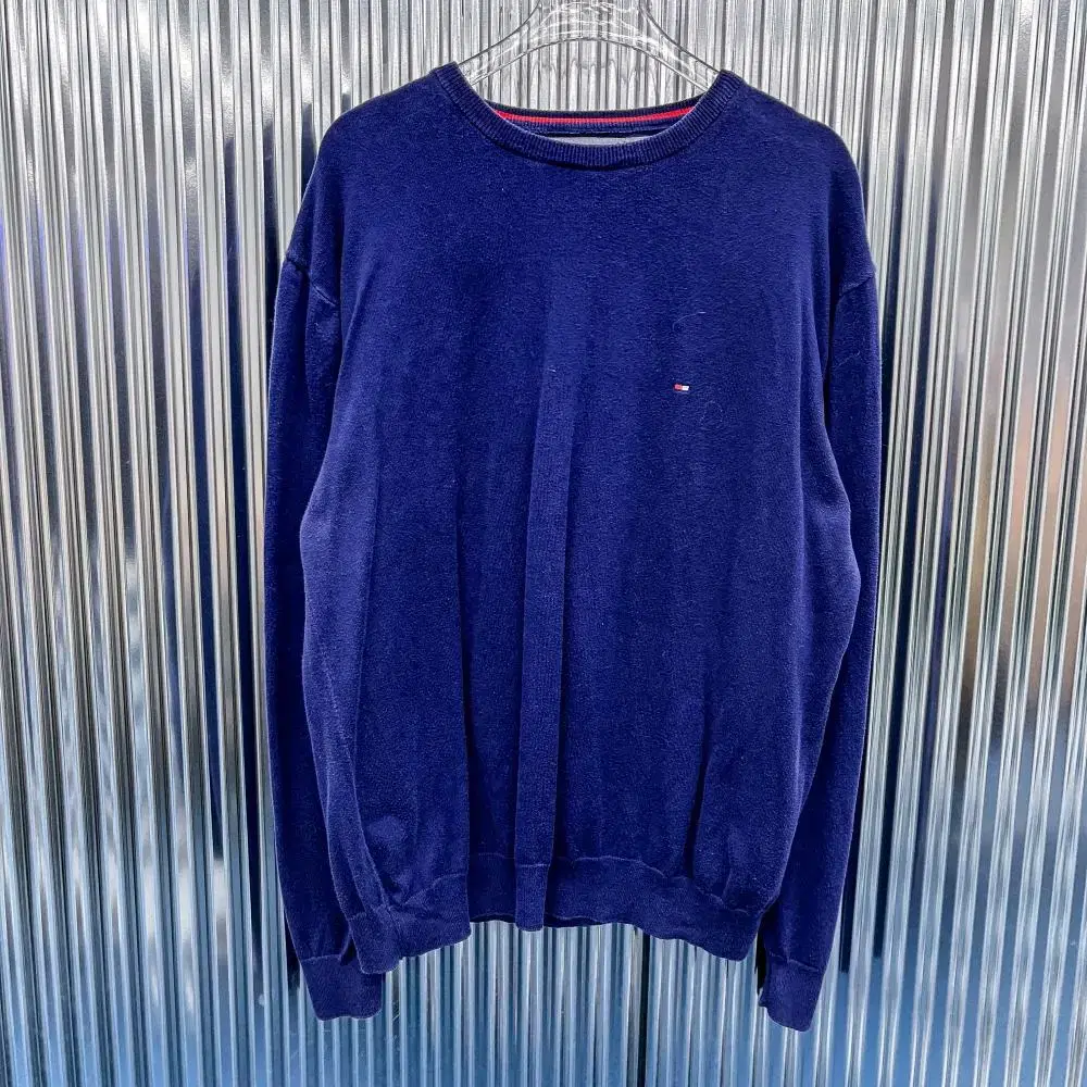 Tommy Hilfiger Cotton Roundneck Knit (Domestic XL) A441