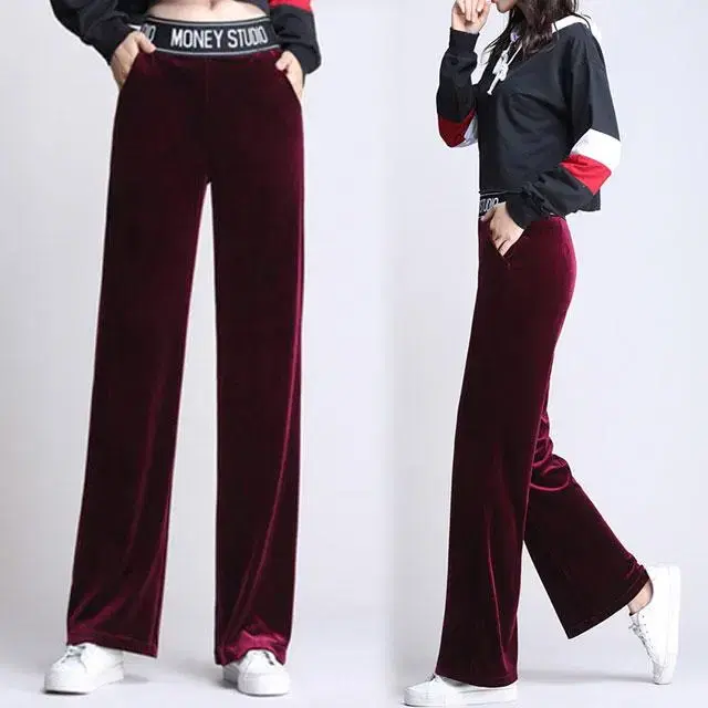 Shop 3526 Belleo Banded Pants Wine 55-1