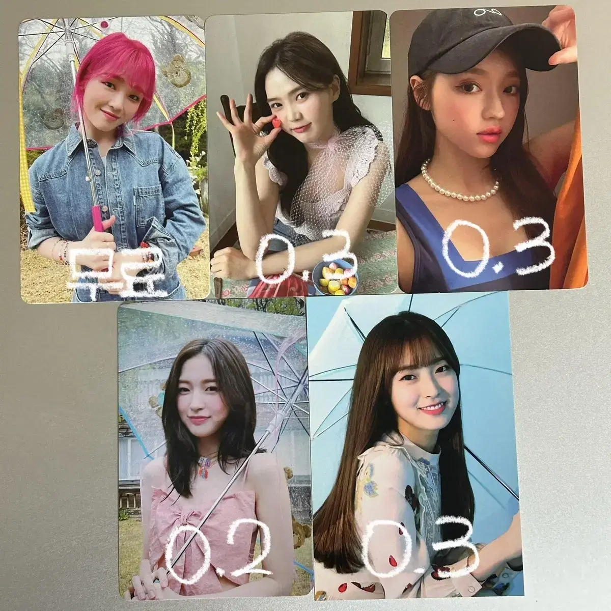 Oh My Girl yooa hyojung arin seunghee Photocard wts / Dundon Dance, Secret Jungwon