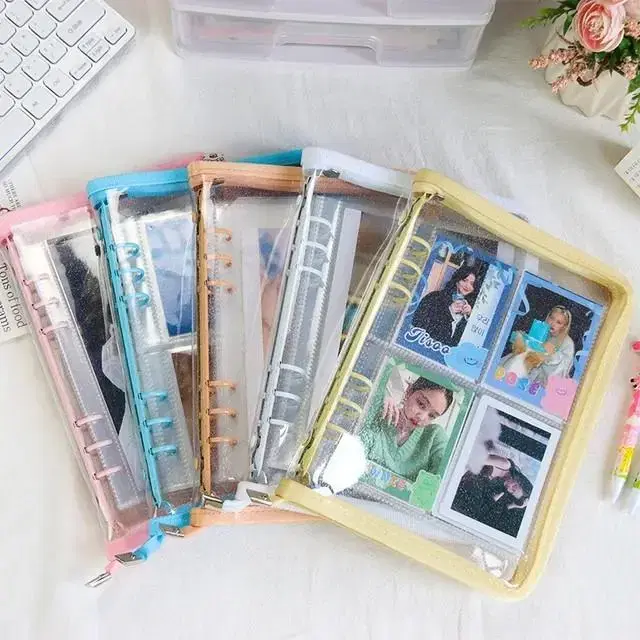 New)A5 Photocard Glitter Binder Pokabinder Set