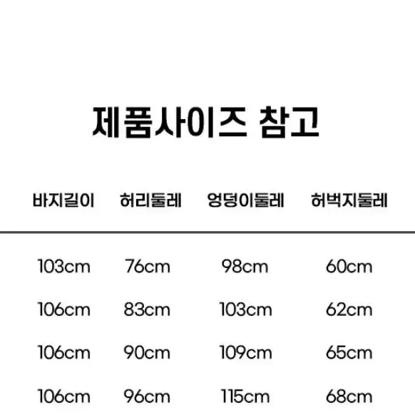 남성 융기모 정장바지 출근복 작업복 빅사이즈(30~36)