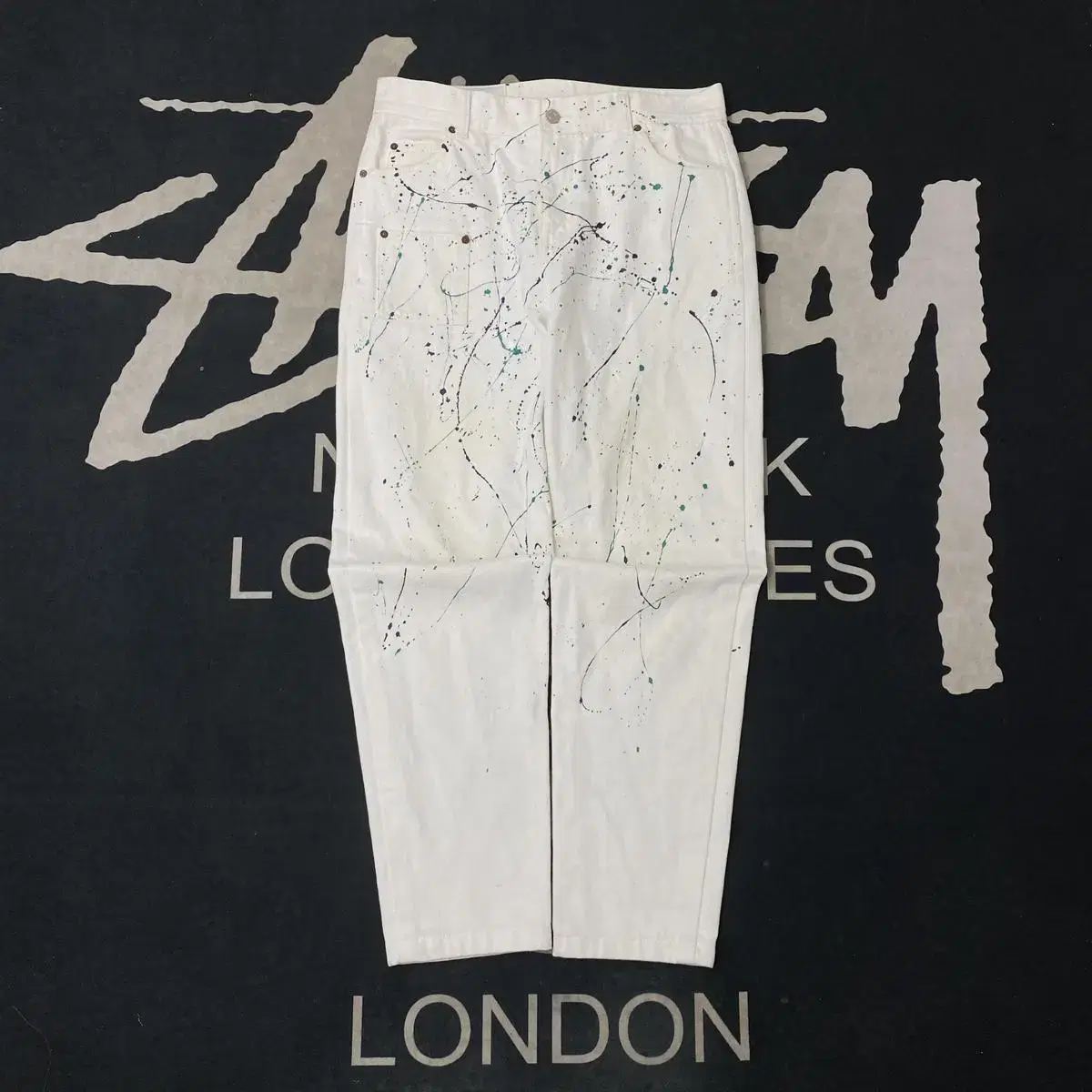 Anderson Belle Vintage white washed pants M