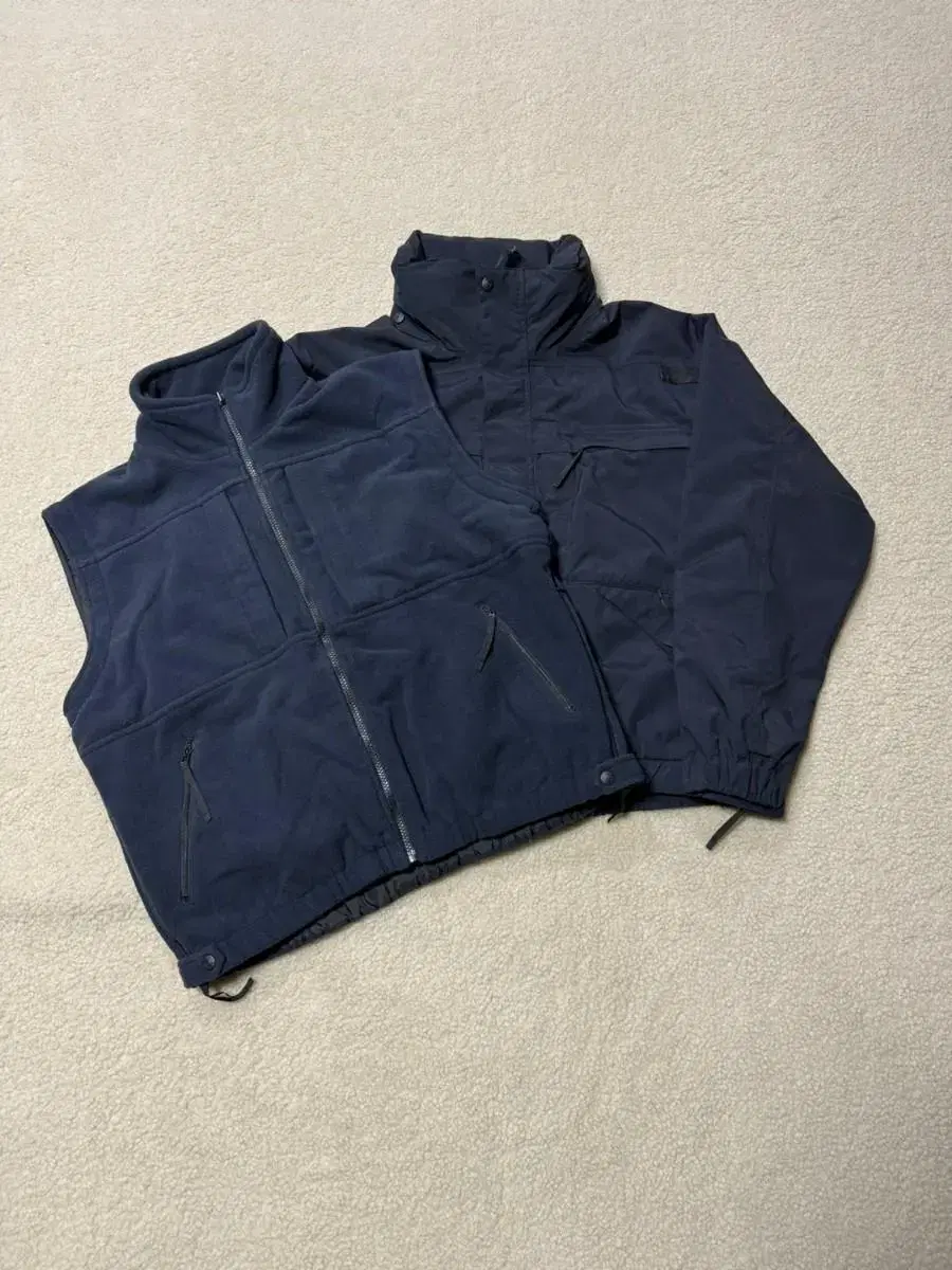 Macforth 5.11 Tactical 3 in 1 Inner Fleece Padded Jacket Navy M