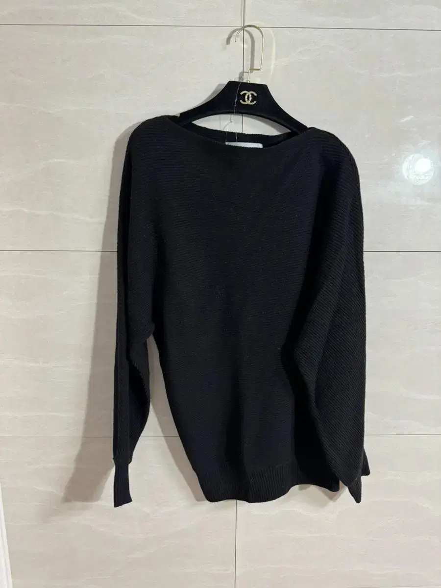 Double Standard Boatneck Unbalanced Knit