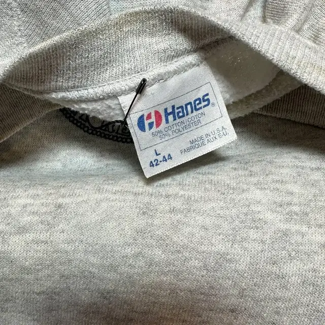 90s Hanes 50/50 프린팅 스웻셔츠 made in usa