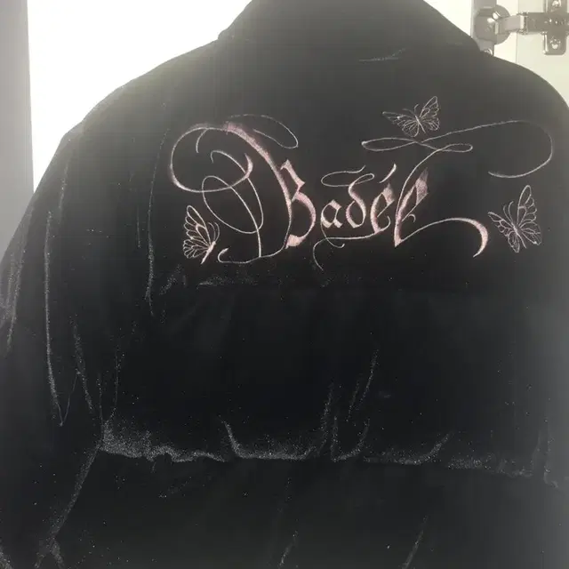 배디 벨벳 숏패딩 S /VELOUR BUBBLE JACKET[BLACK]