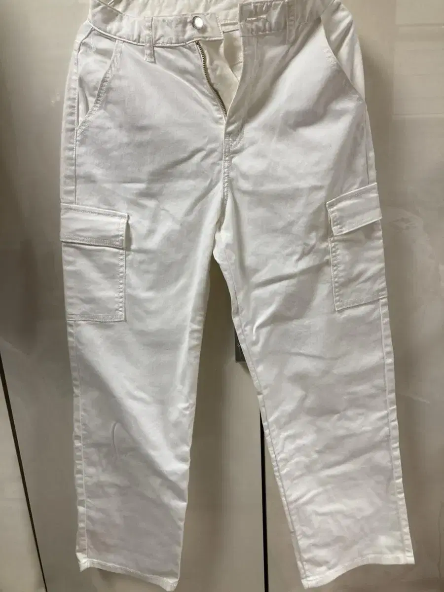 Cargo white jeans