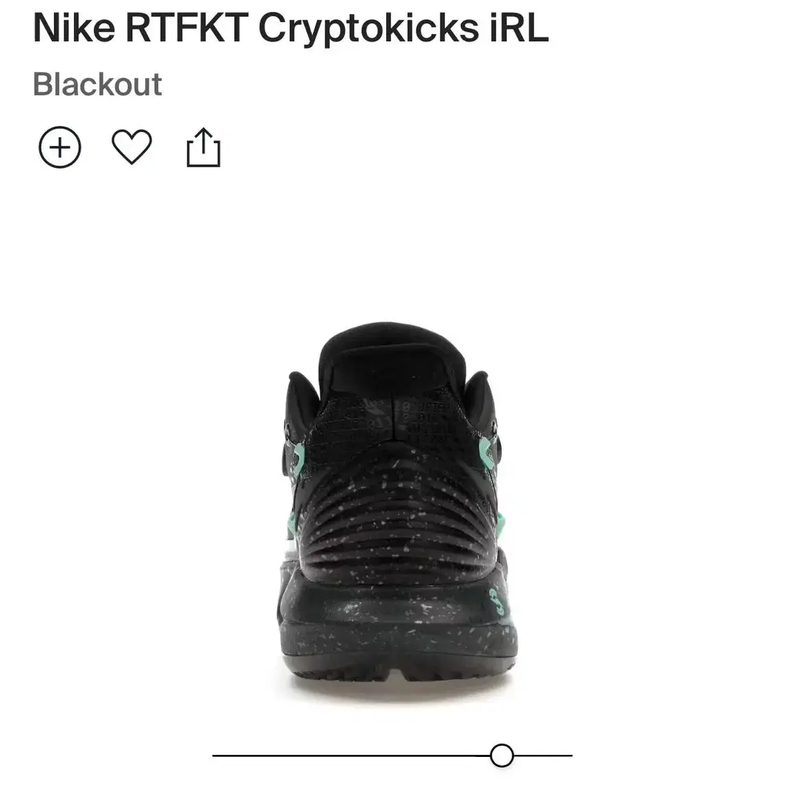 나이키 운동화 Nike RTFKT Cryptokicks iRL FJ388