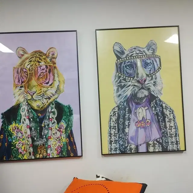 구찌 풍 호랑이그림 호랑이액자 대형 팝아트 그림 액자 인테리어액자 동물