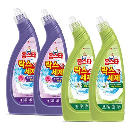 무료배송-홈스타 락스와세제 750ml 4개 후로랄파인/허벌시트러스