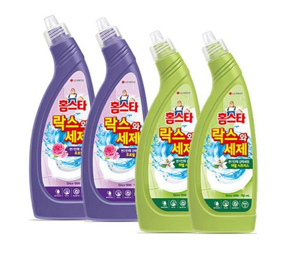 무료배송-홈스타 락스와세제 750ml 4개 후로랄파인/허벌시트러스