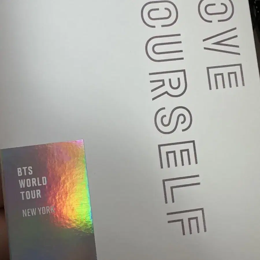 BTS LOVE YOURSELF BLU-RAY 포카X