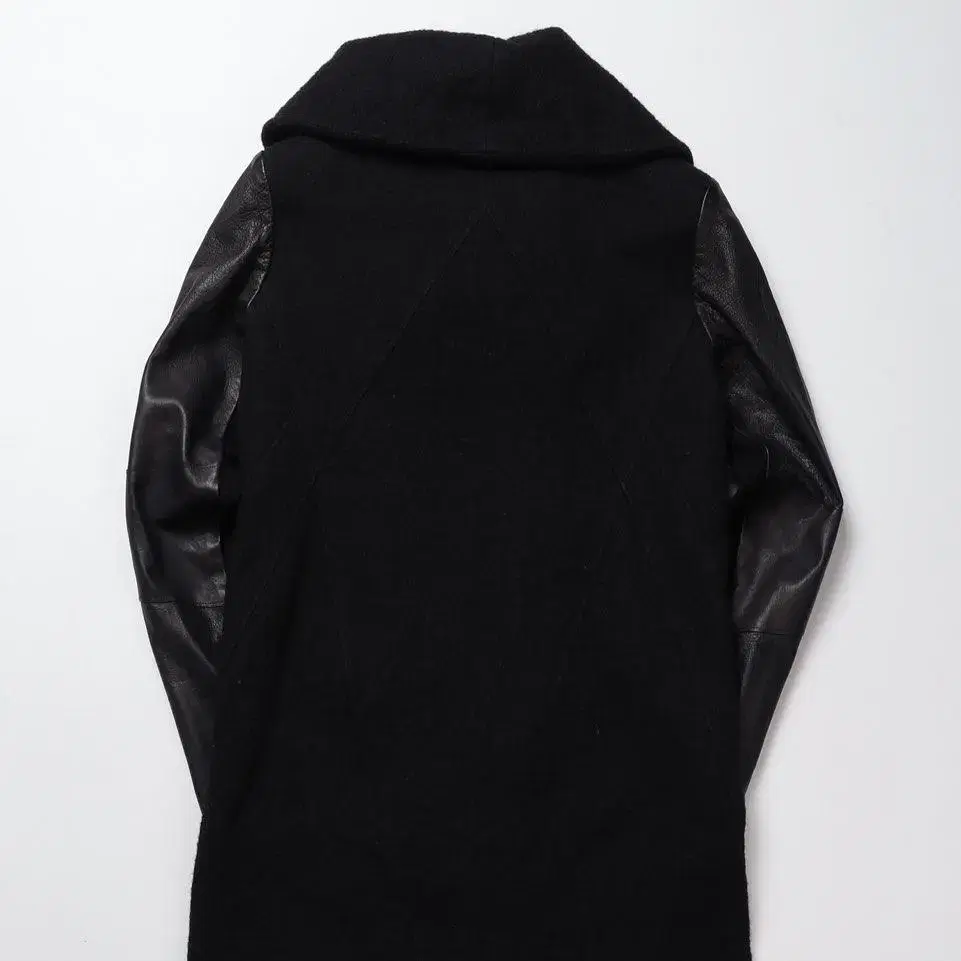 Helmut lang 숄카라 레더 코트