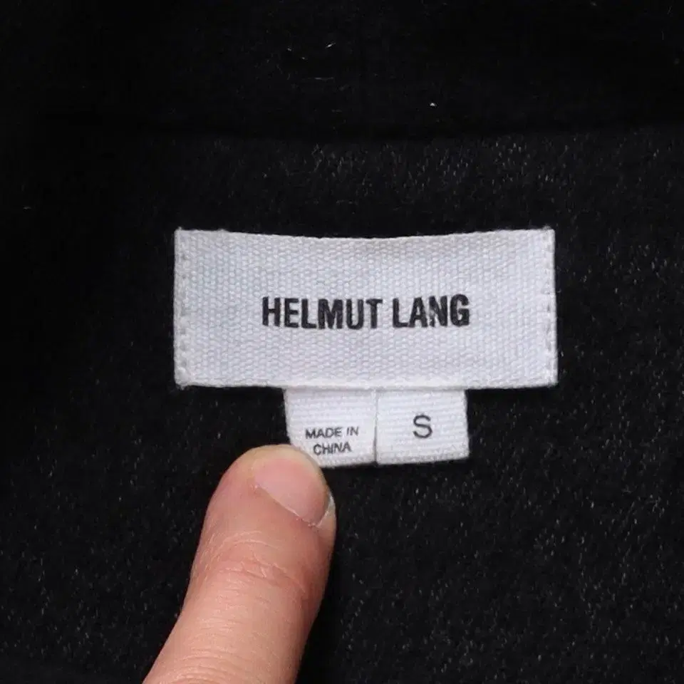 Helmut lang 숄카라 레더 코트