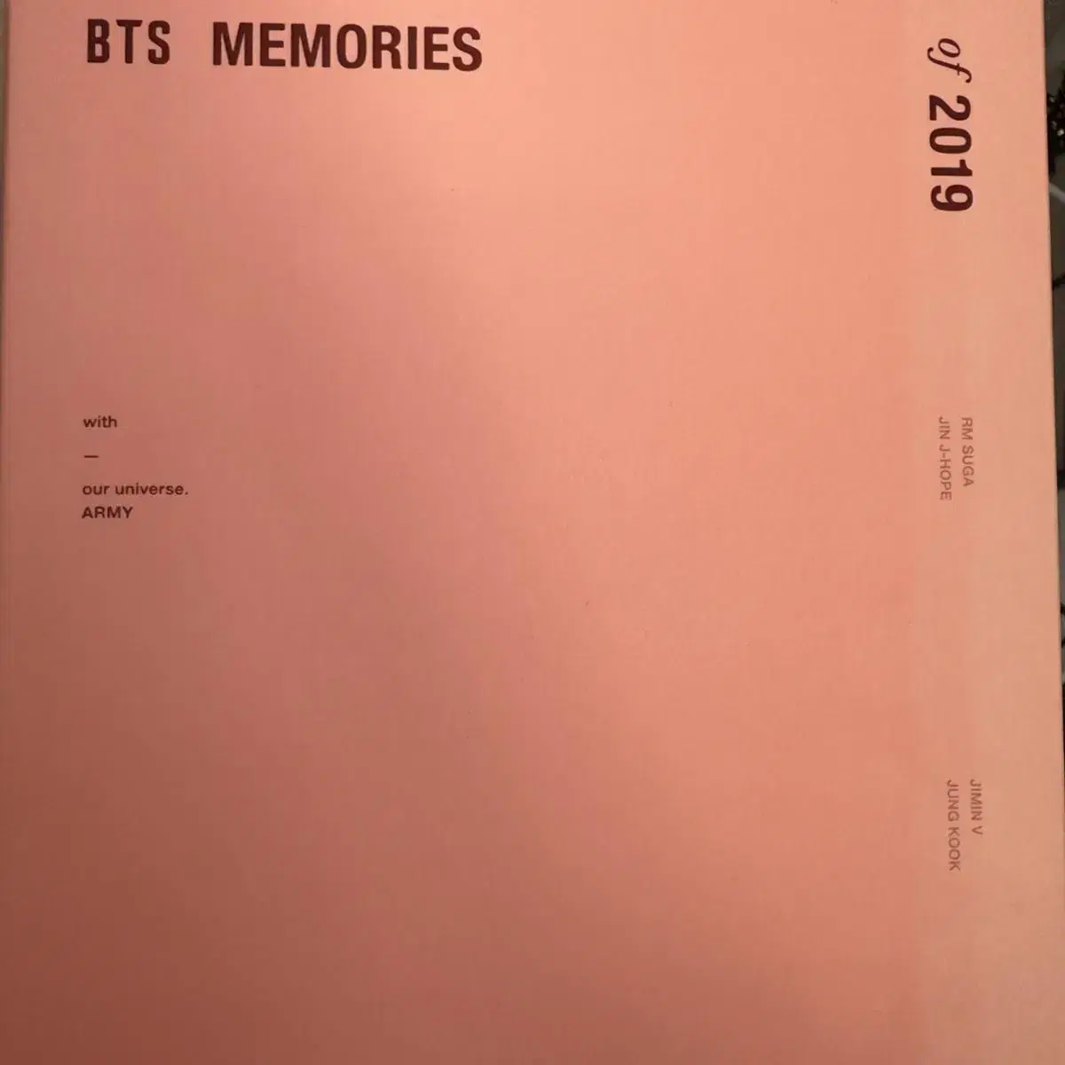 BTS MEMORIES 2019 blu-ray