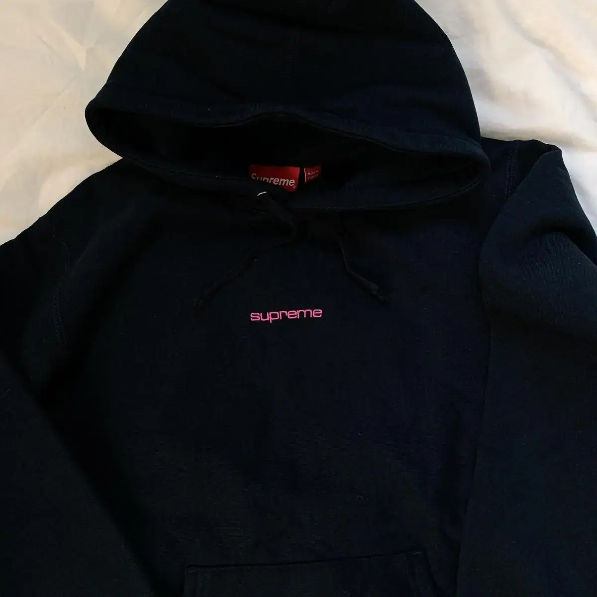 (정품) [L]Supreme hooded sweatshirt