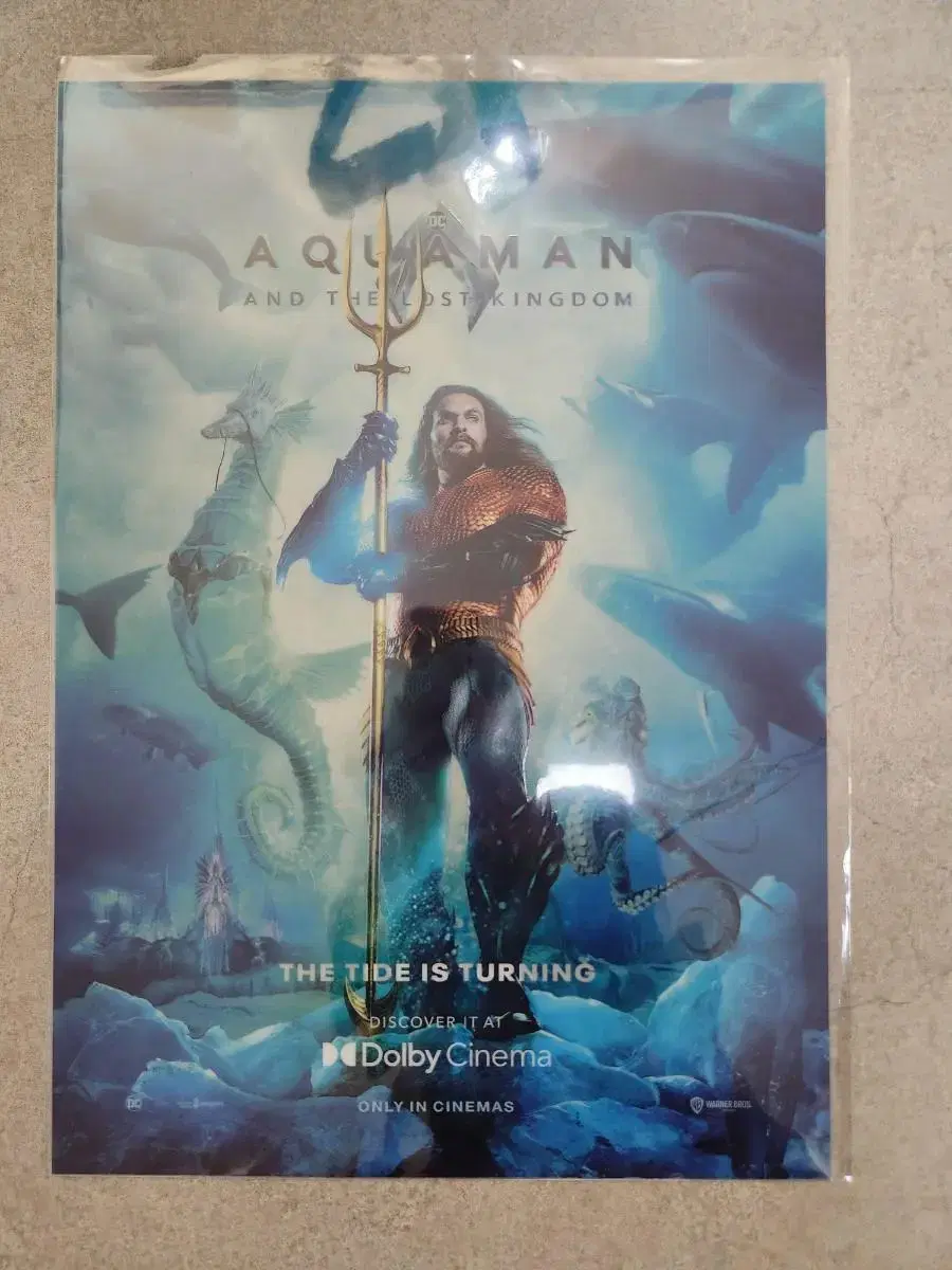 Aquaman 2 Dolby poster A3 size